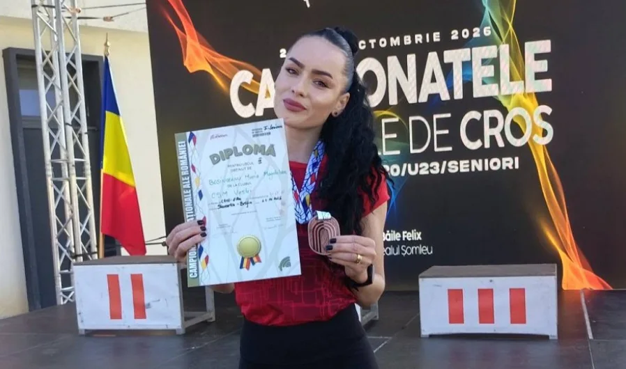 Magda Bosînceanu, de la CSM Vaslui, medalie de bronz la Campionatul Național de Cros și calificare la Balcaniadă